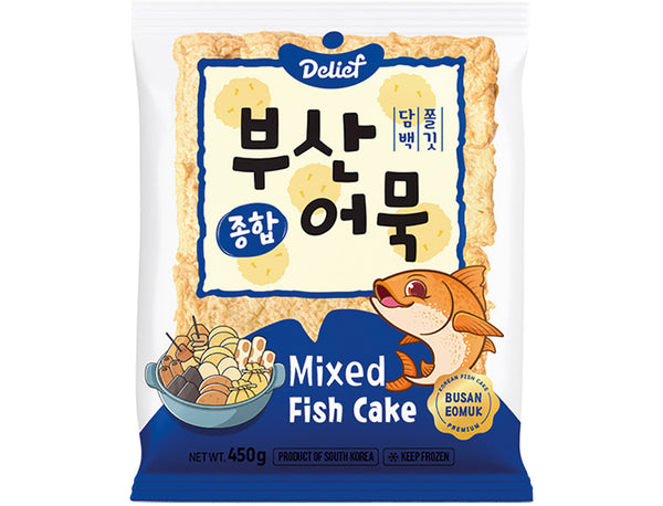 DELIEF Busan Fish Cake Square, Roll, or Assorted
